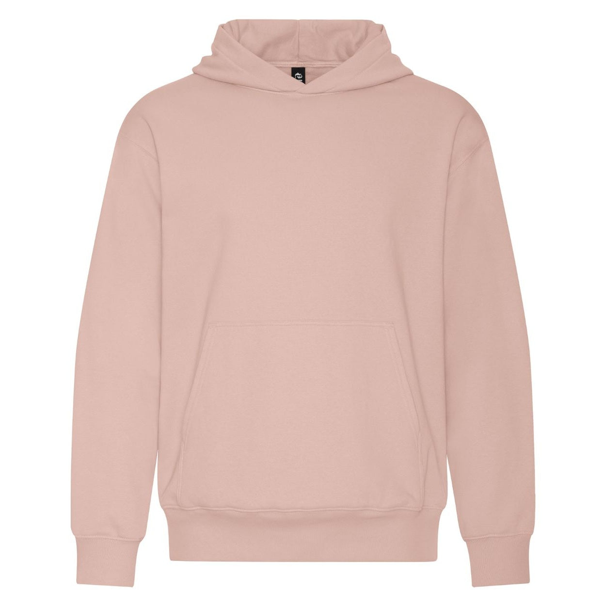 Dusty rose sweater on a white background