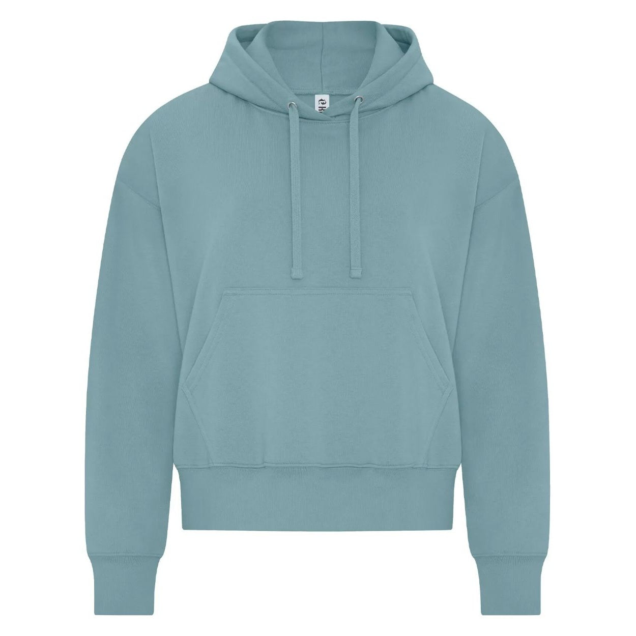 Blue mist sweater on a white background
