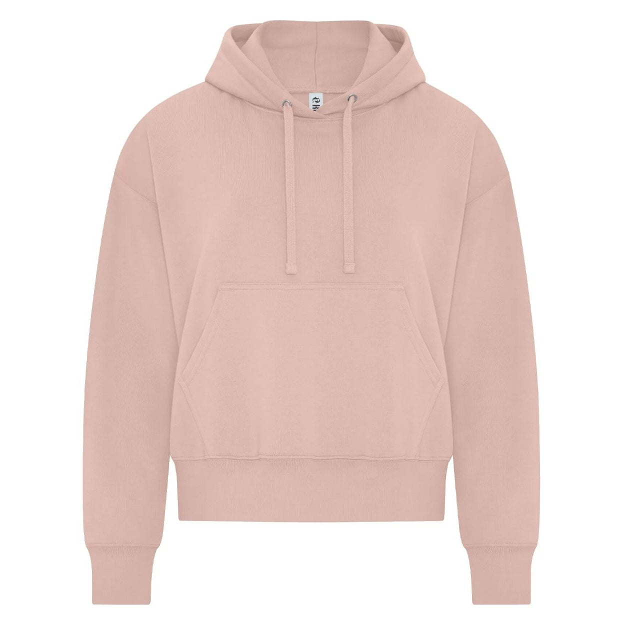 Dusty rose sweater on a white background