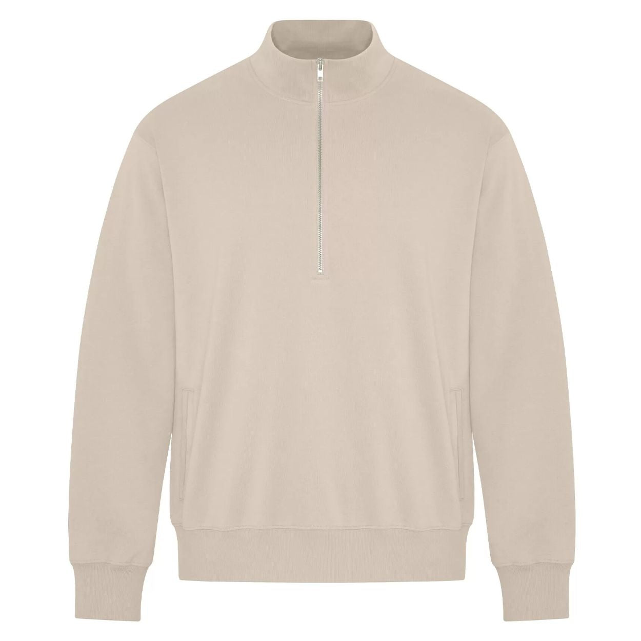 Sahara beige sweater on a white background