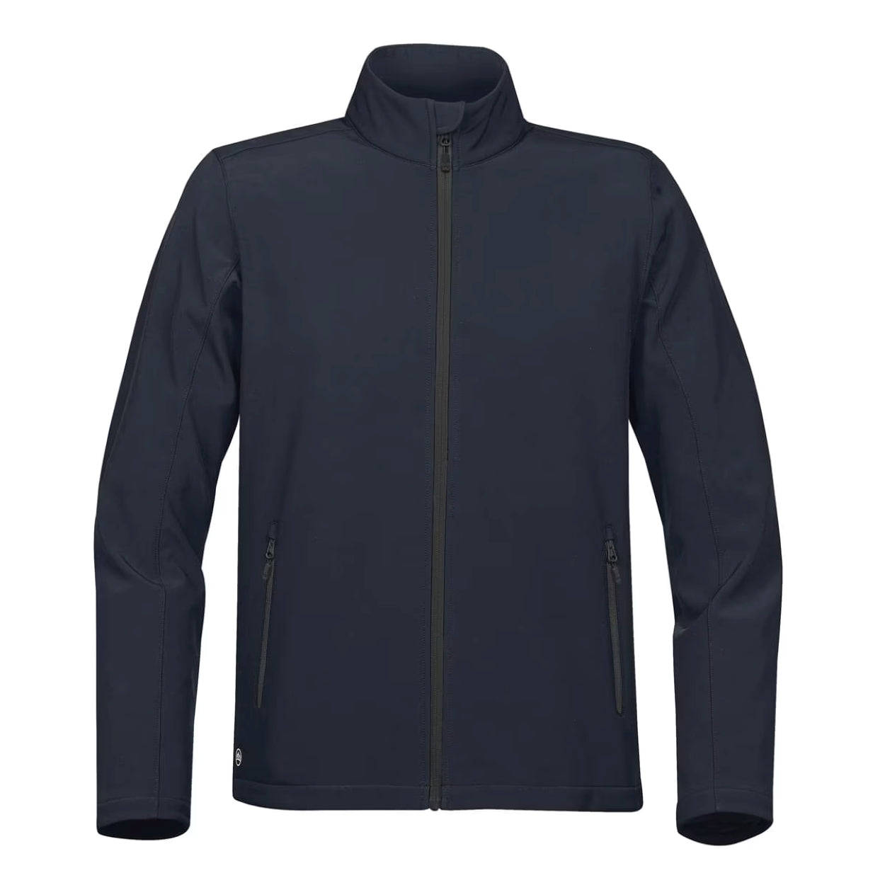 Navy carbon jacket on a white background