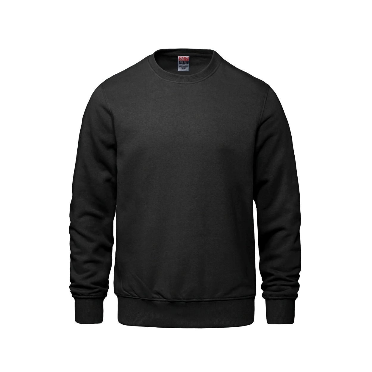 Black sweater on a white background