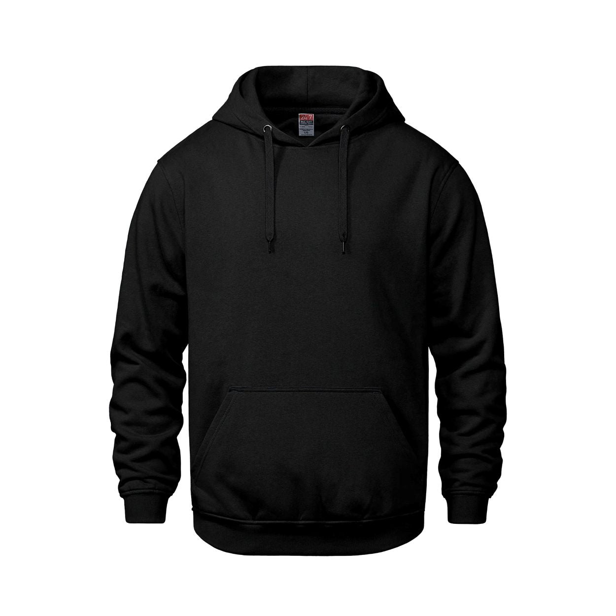 Black sweater on a white background