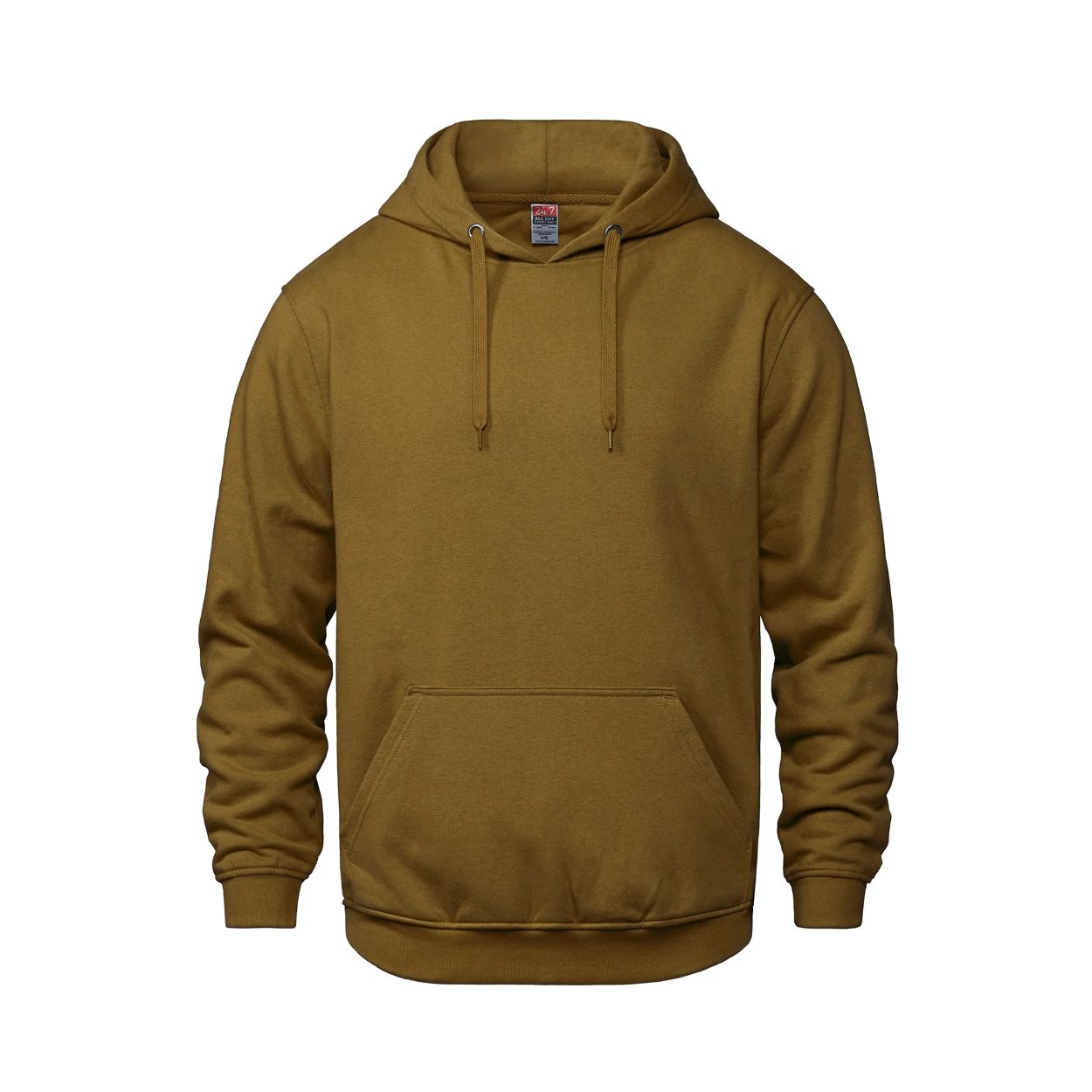 Caramel sweater on a white background