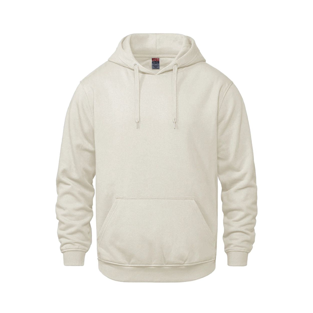 Ivory sweater on a white background