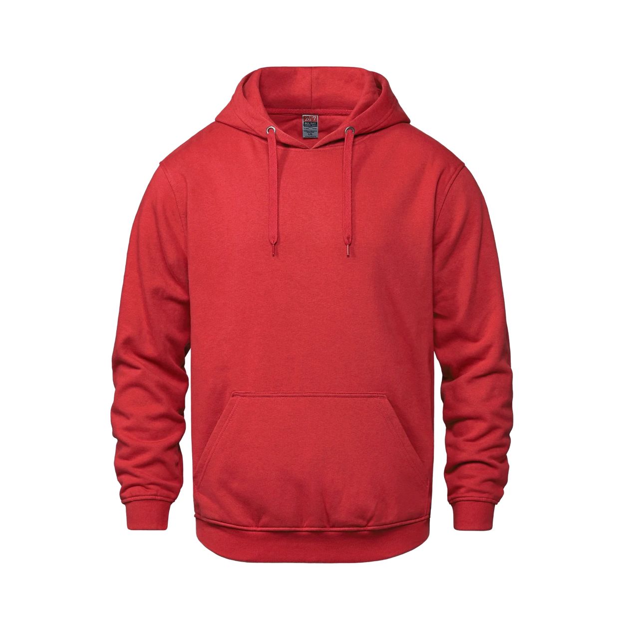 Red sweater on a white background