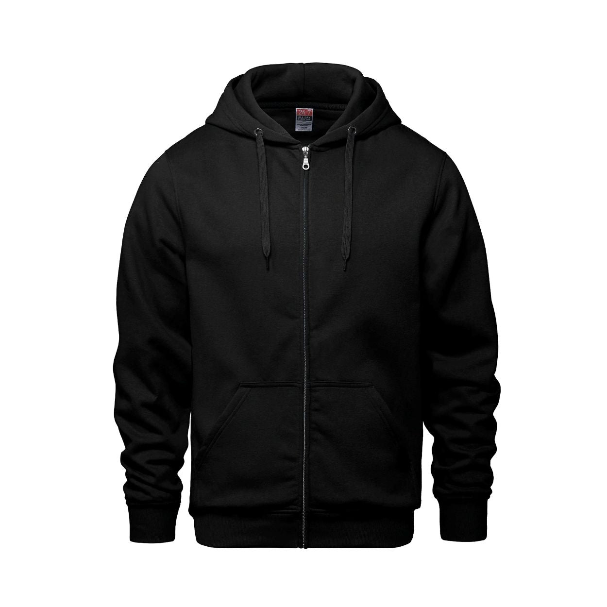 Black sweater on a white background