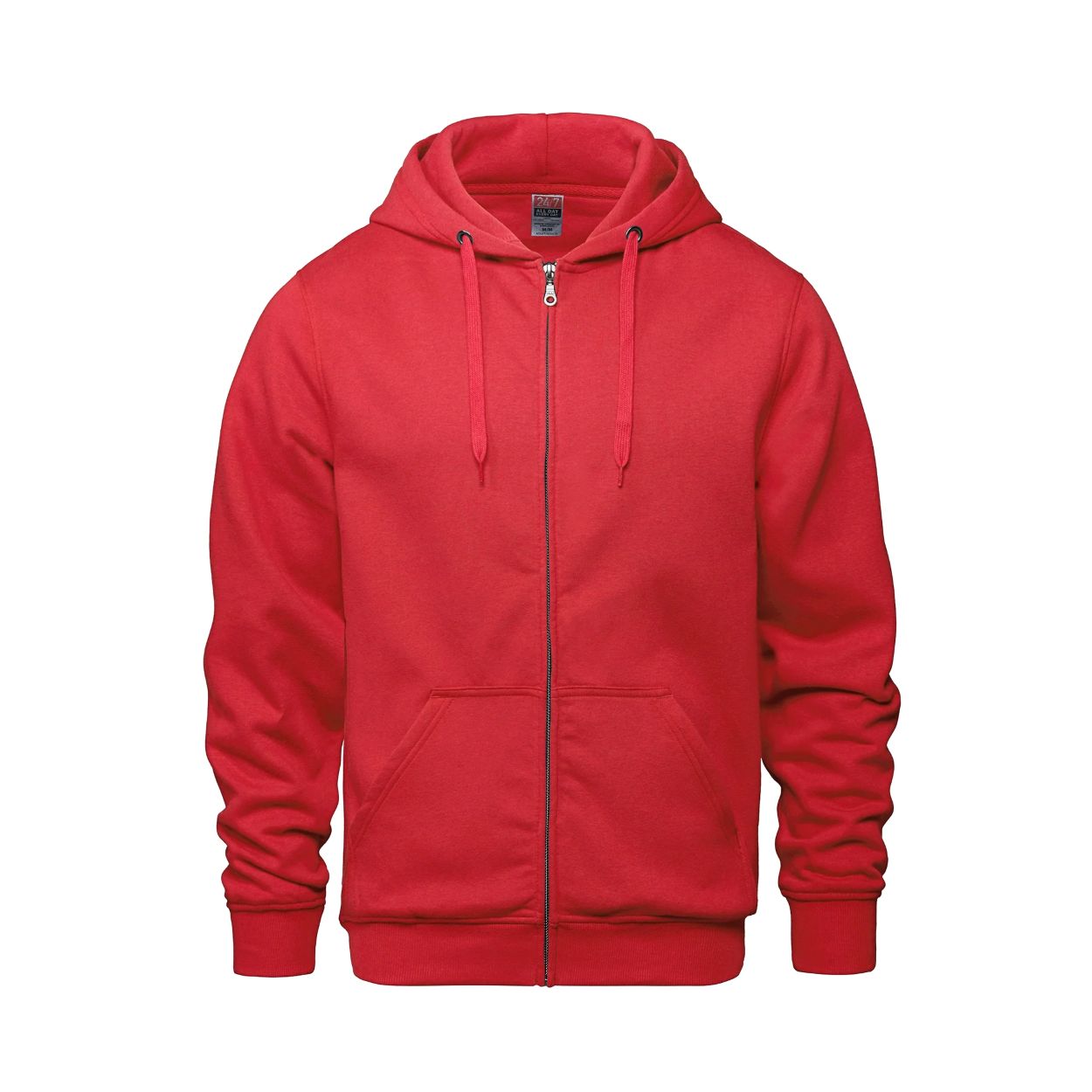 Red sweater on a white background