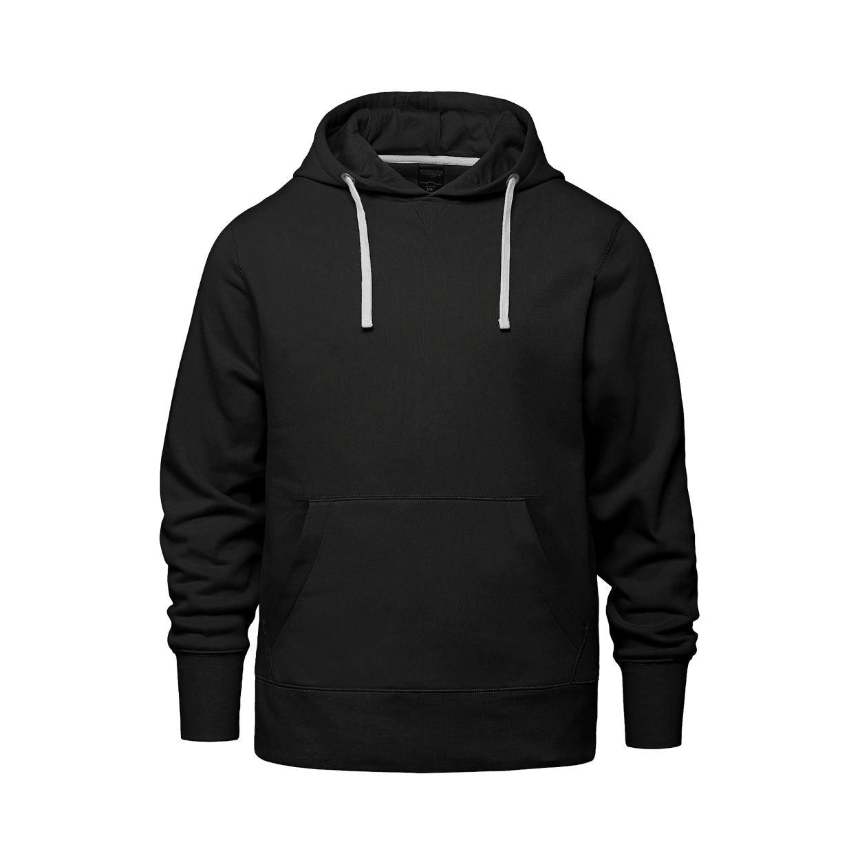 Black sweater on a white background