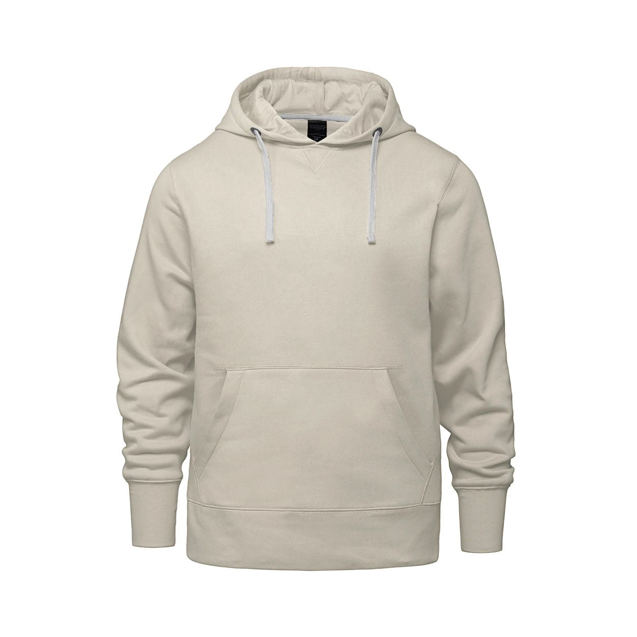 Ivory sweater on a white background
