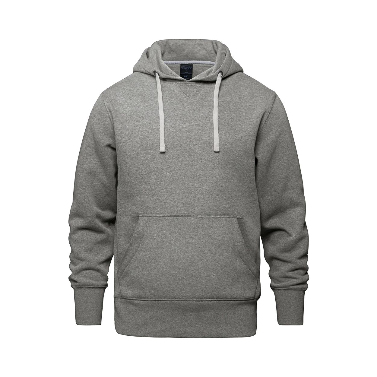 Mid grey sweater on a white background