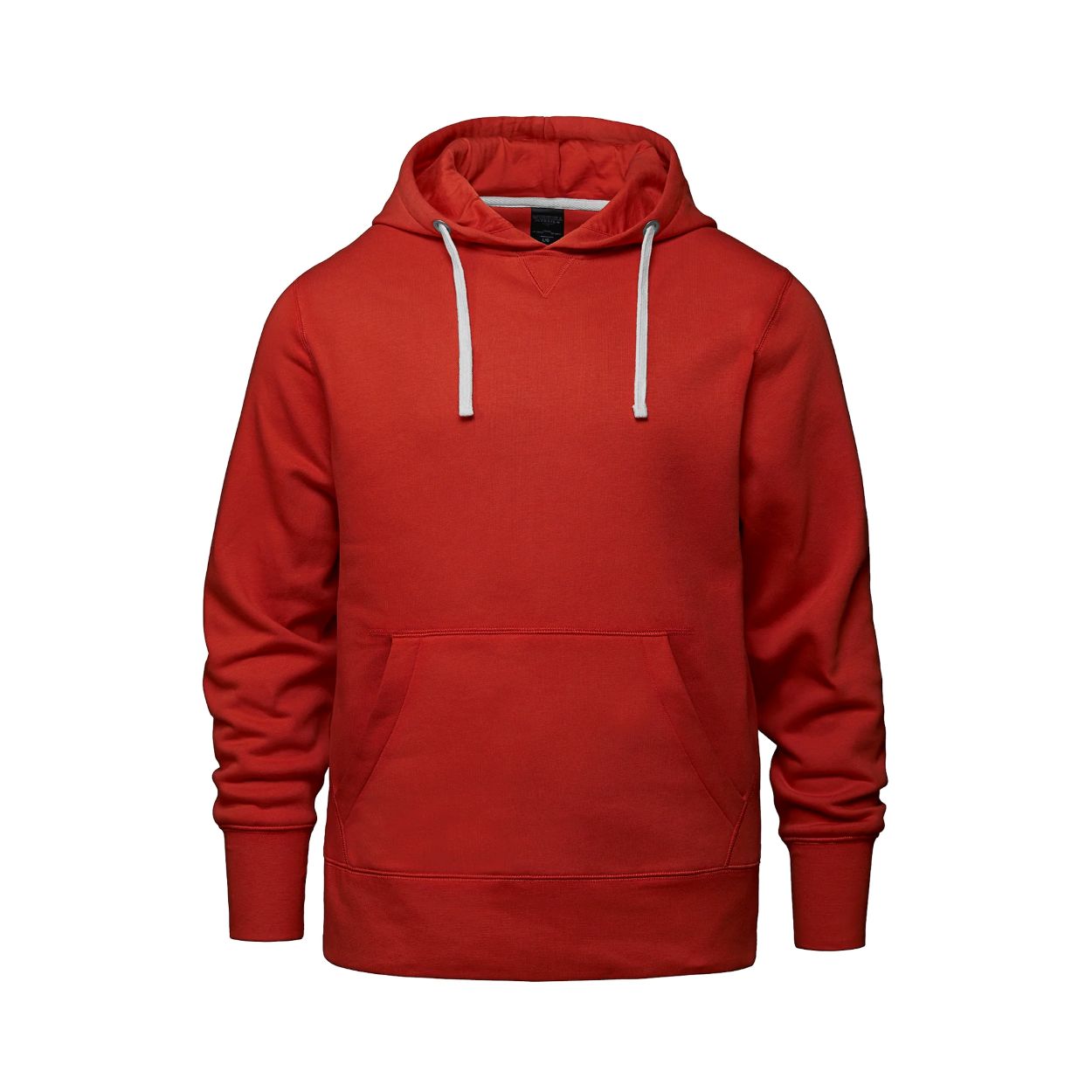 Red sweater on a white background
