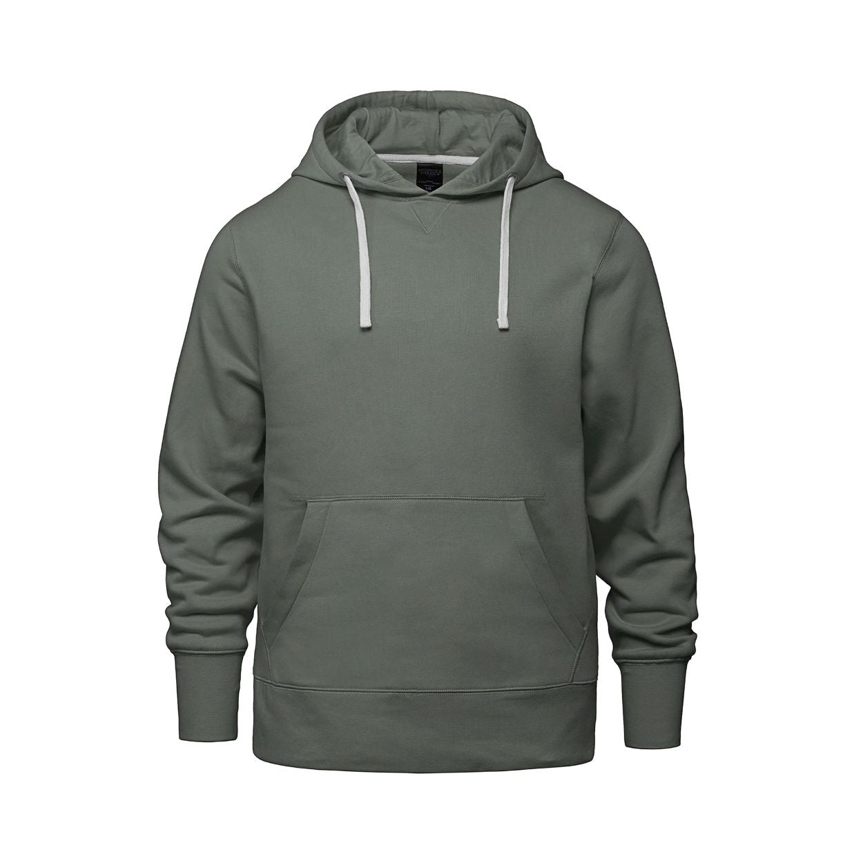 Sage sweater on a white background