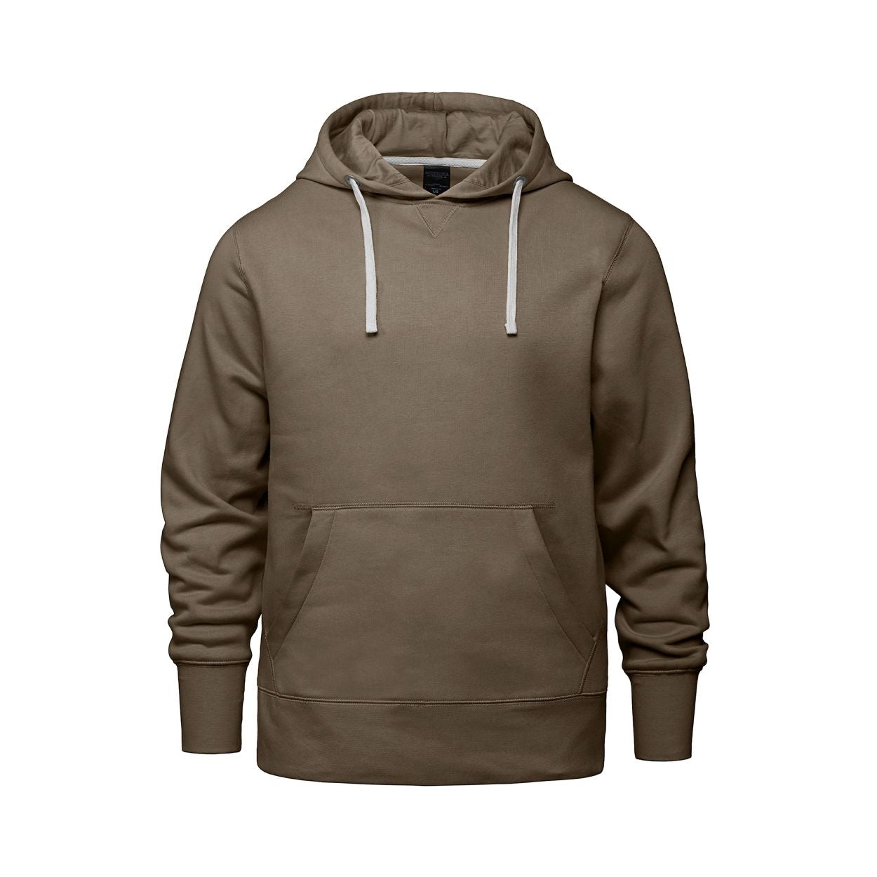 Taupe sweater on a white background