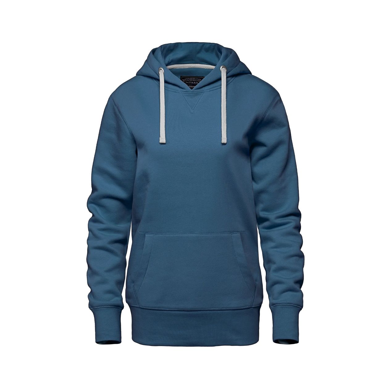Blue sweater on a white background
