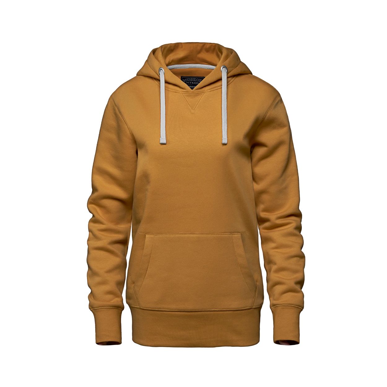 Gold sweater on a white background