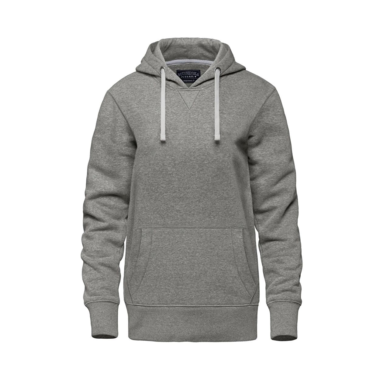 Mid grey sweater on a white background