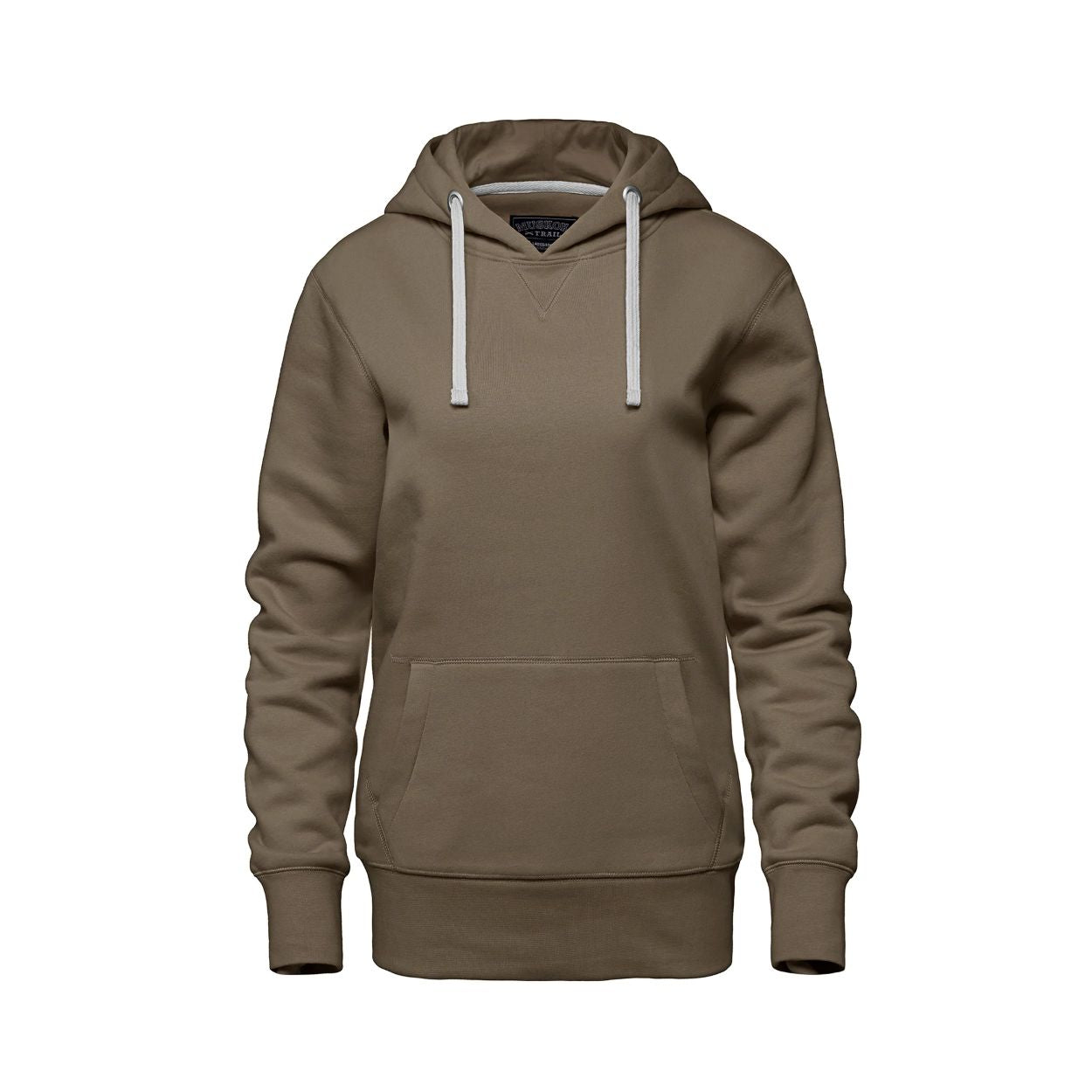 Taupe sweater on a white background