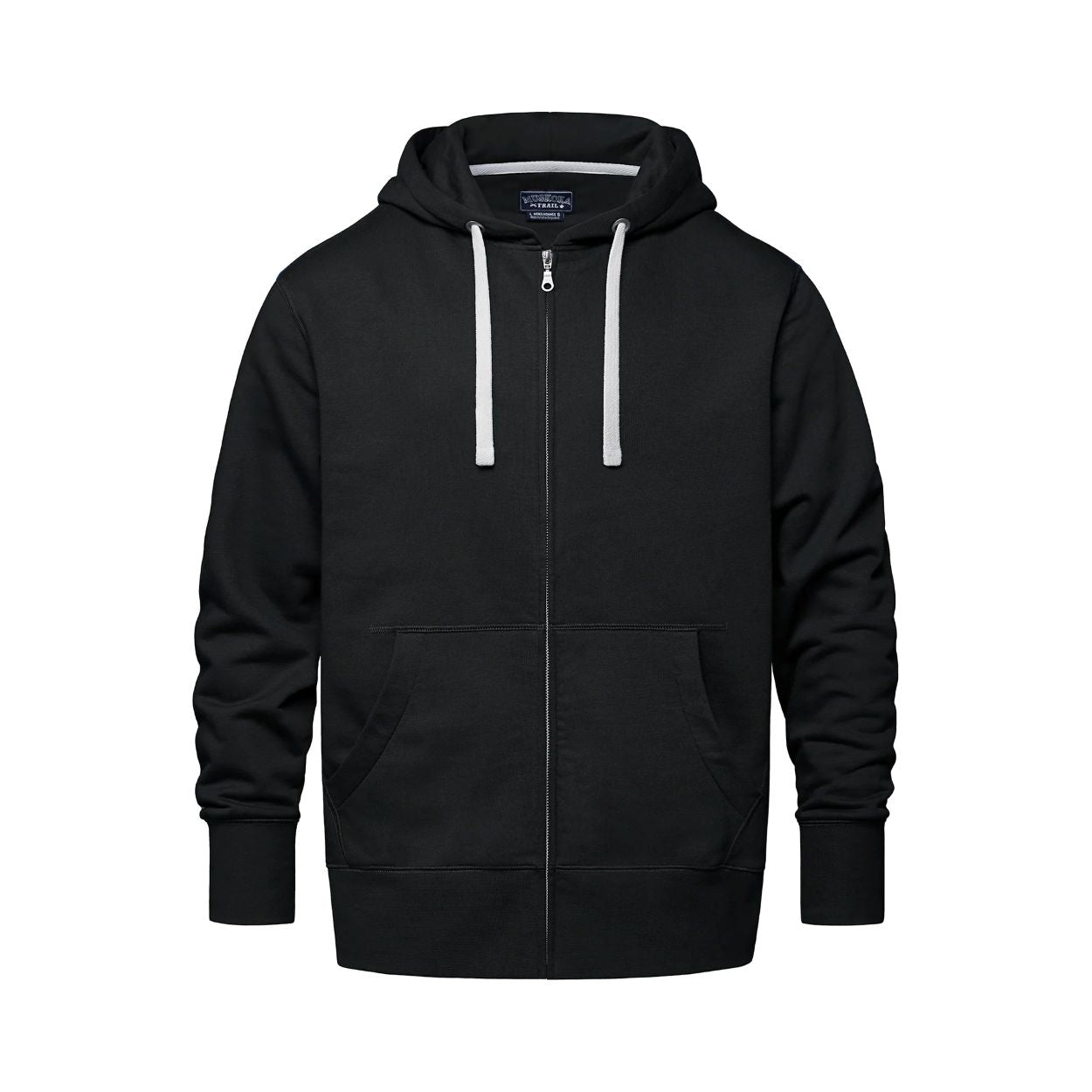 Black sweater on a white background