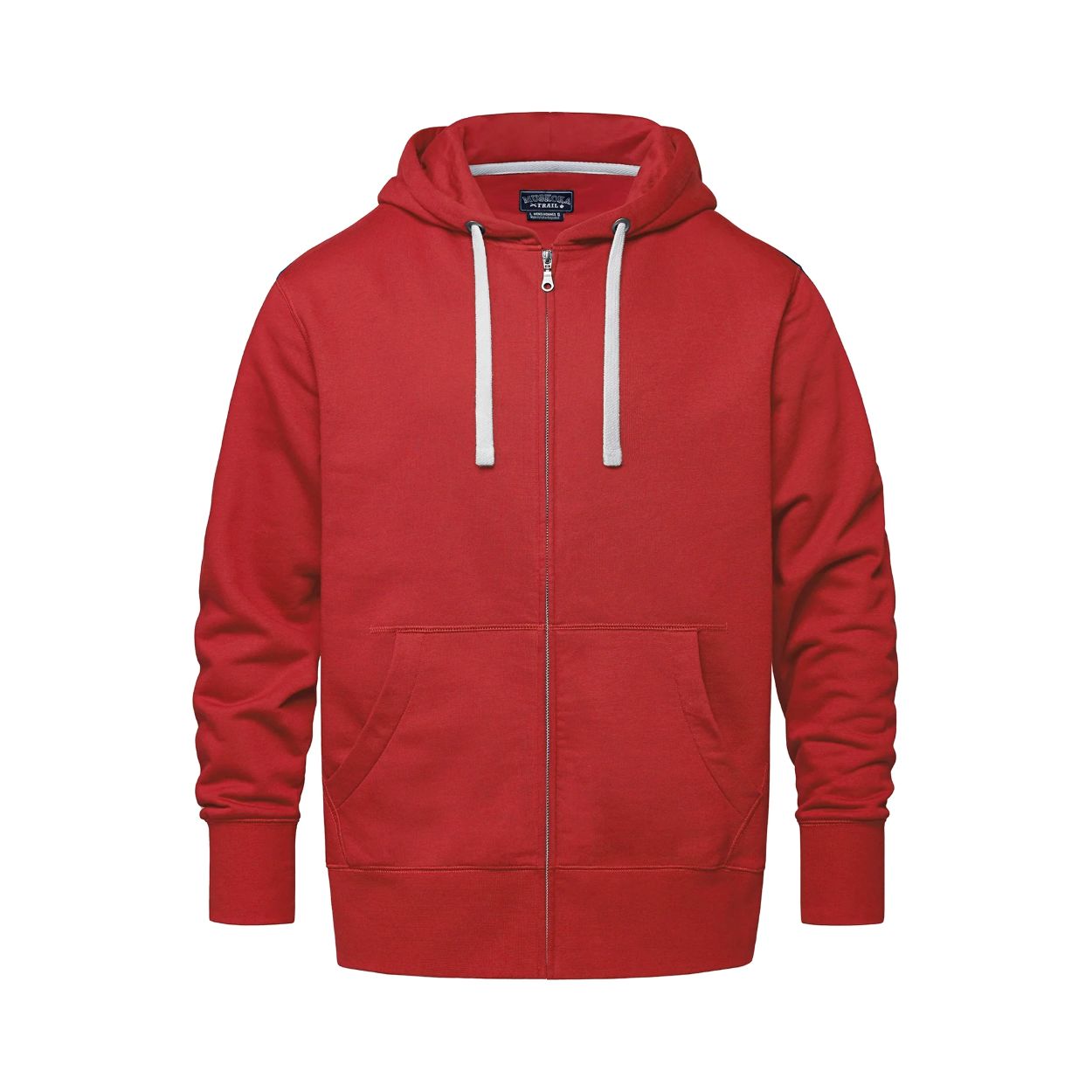 Red sweater on a white background