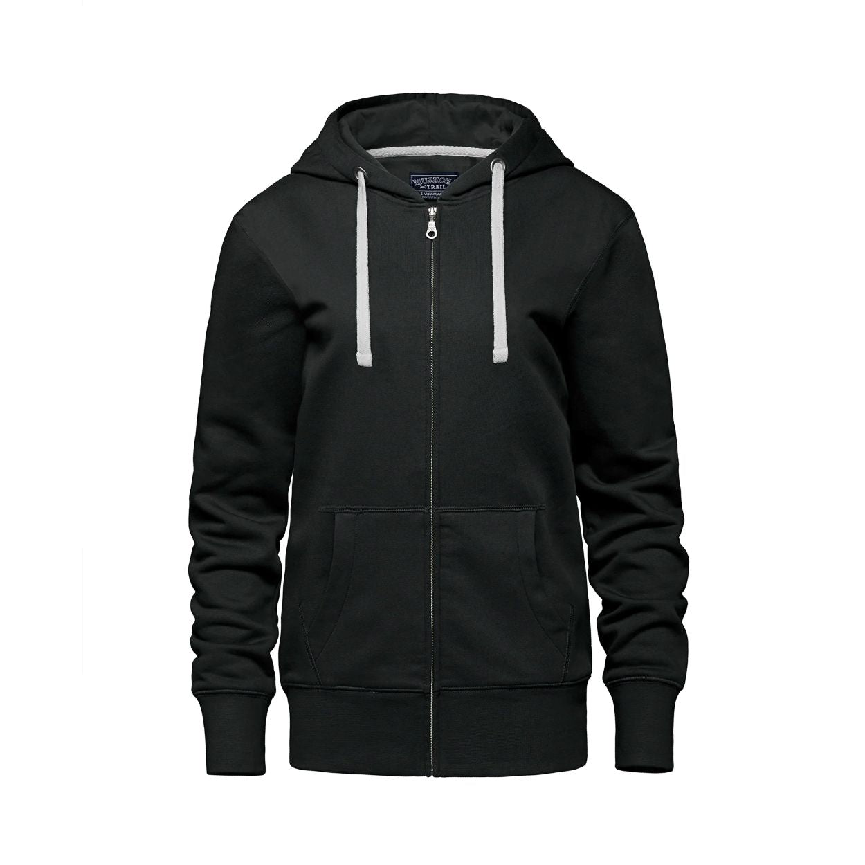 Black sweater on a white background