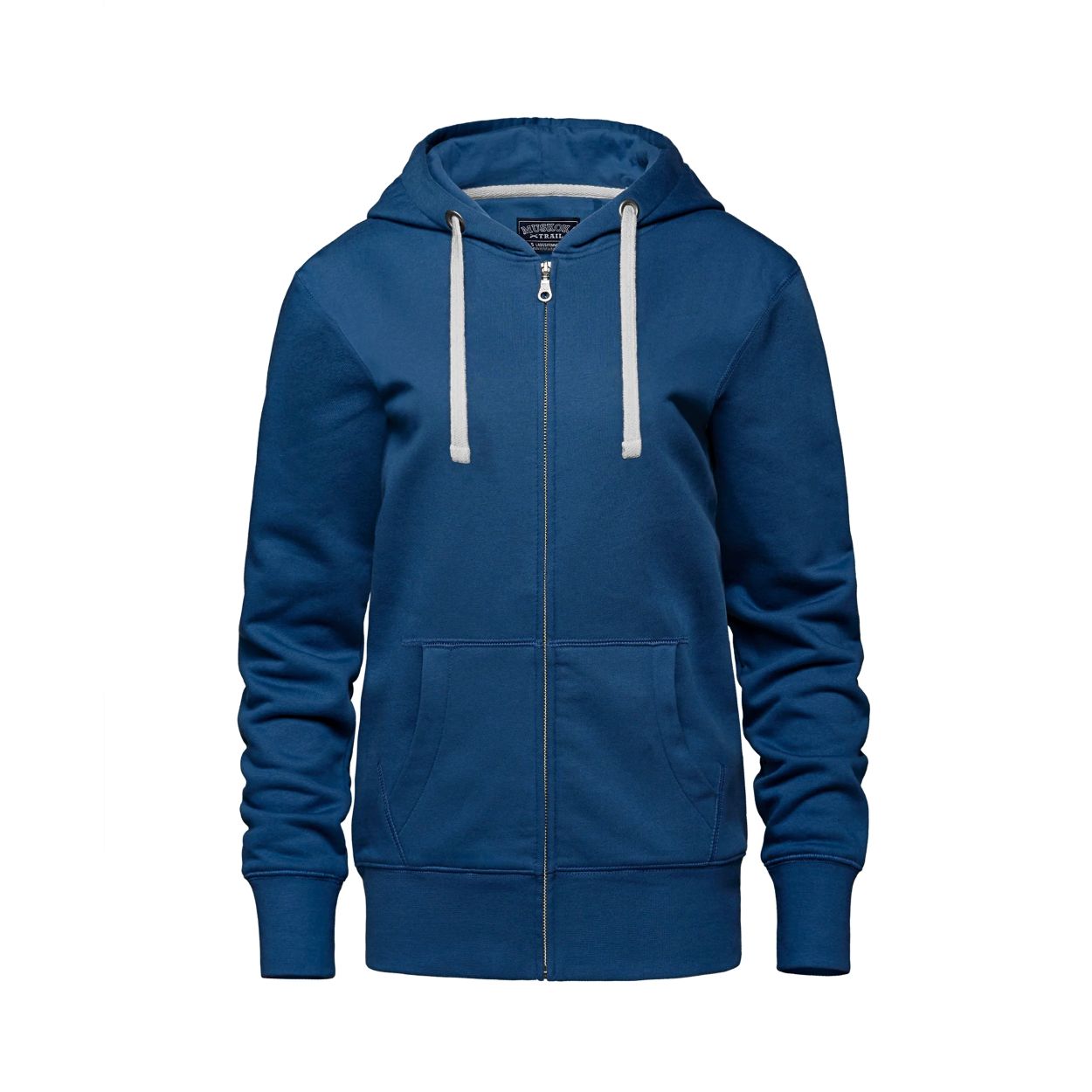 Blue sweater on a white background