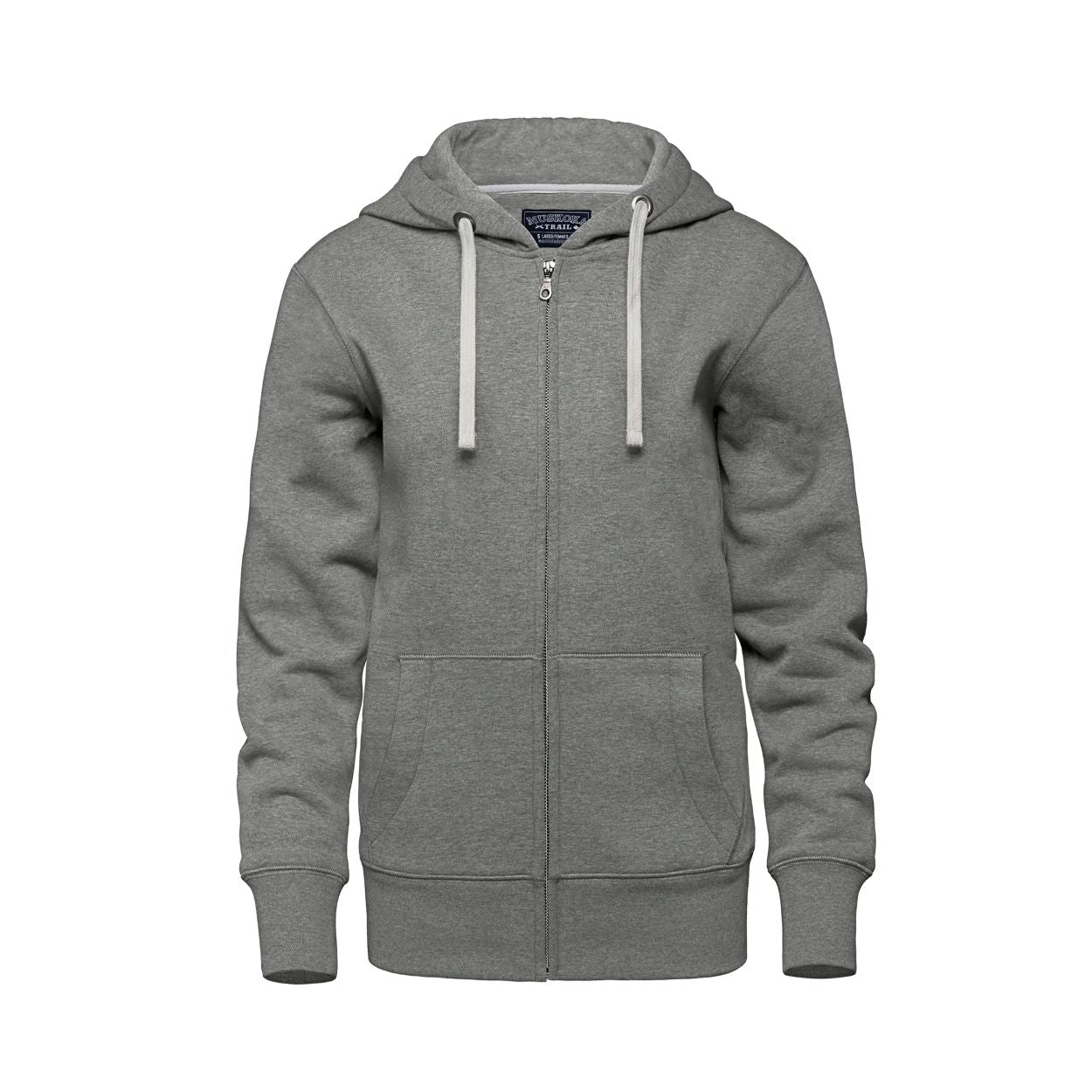 Mid grey sweater on a white background