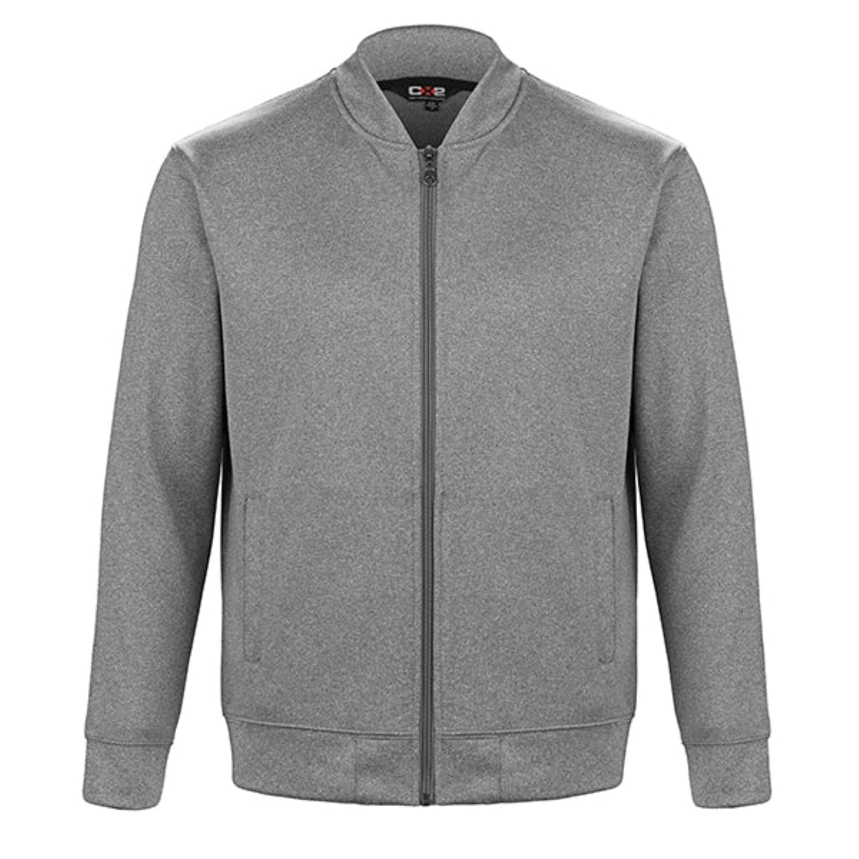 Grey sweater on a white background