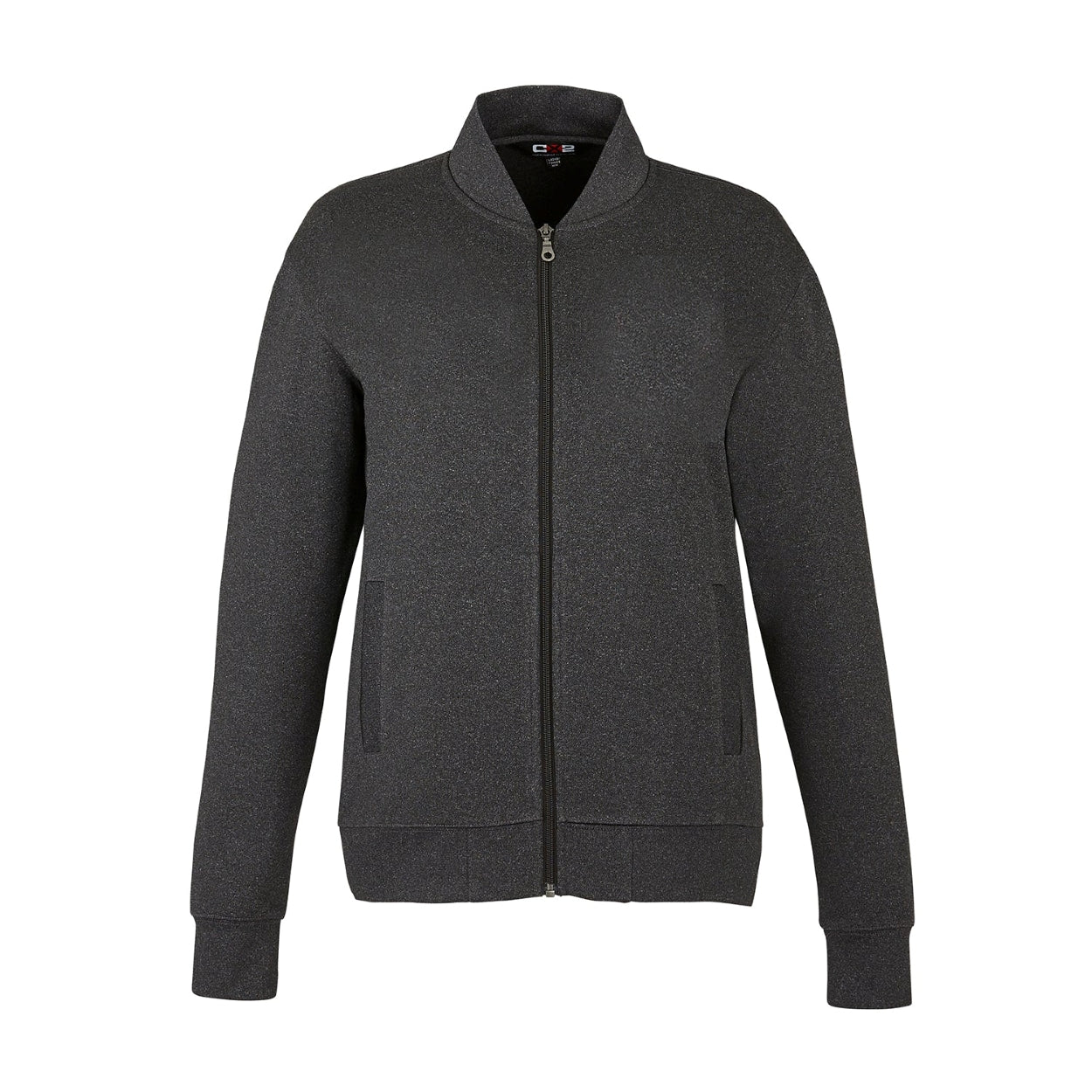 Charcoal sweater on a white background