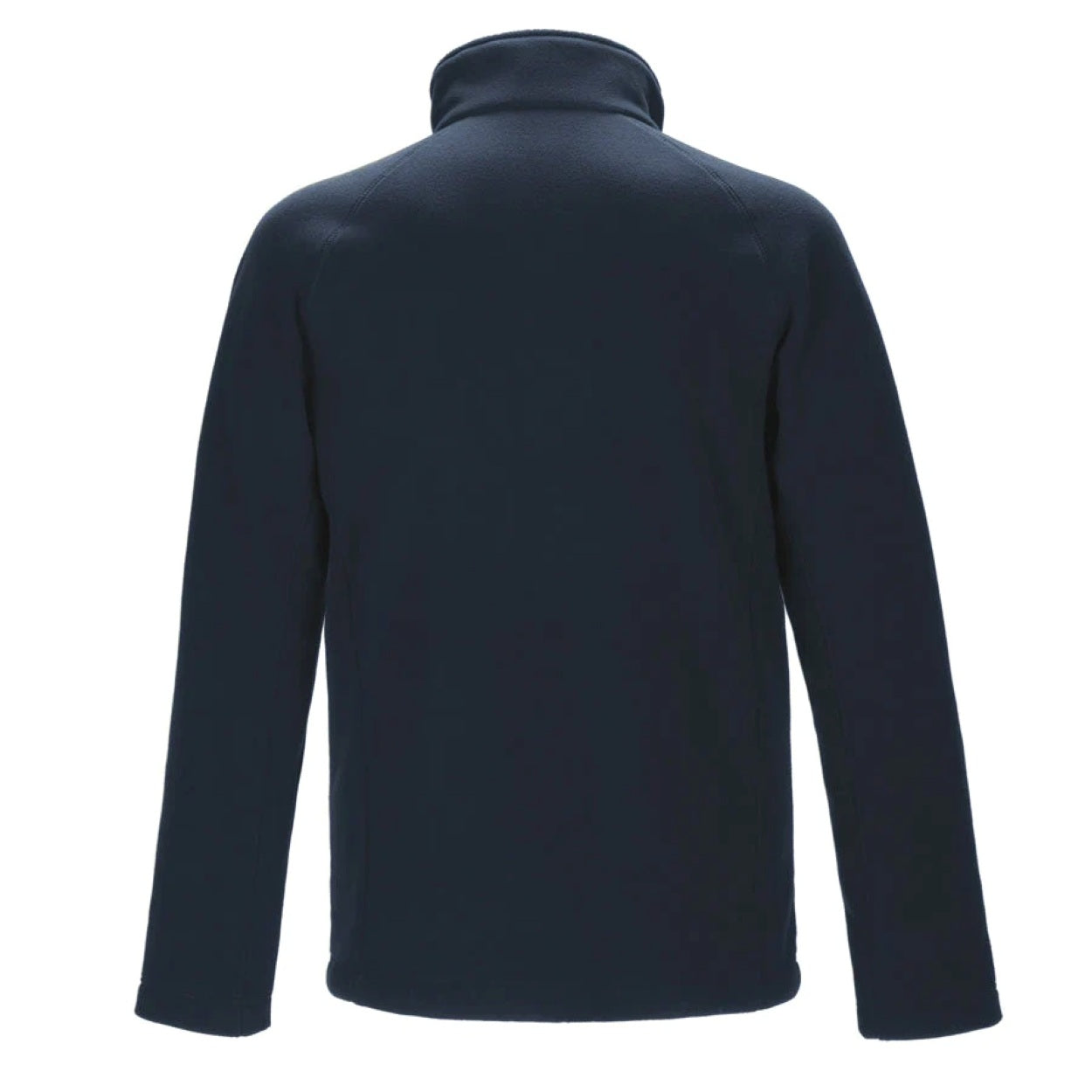 Navy polar jacket on a white background