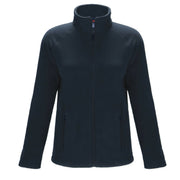 Navy polar jacket on a white background