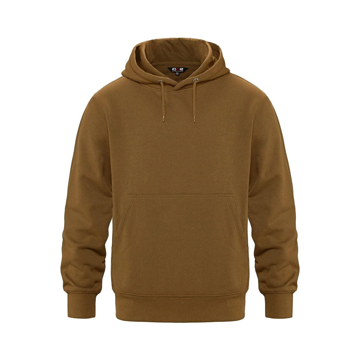 Caramel sweater on a white background