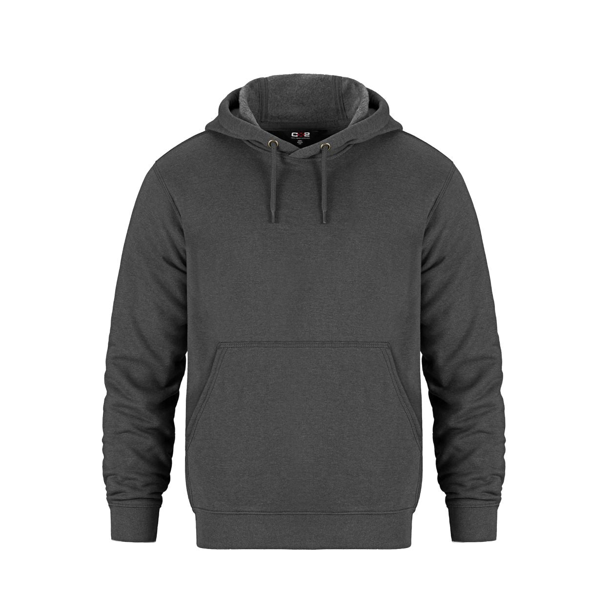 Charcoal sweater on a white background