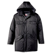 Black coat on a white background