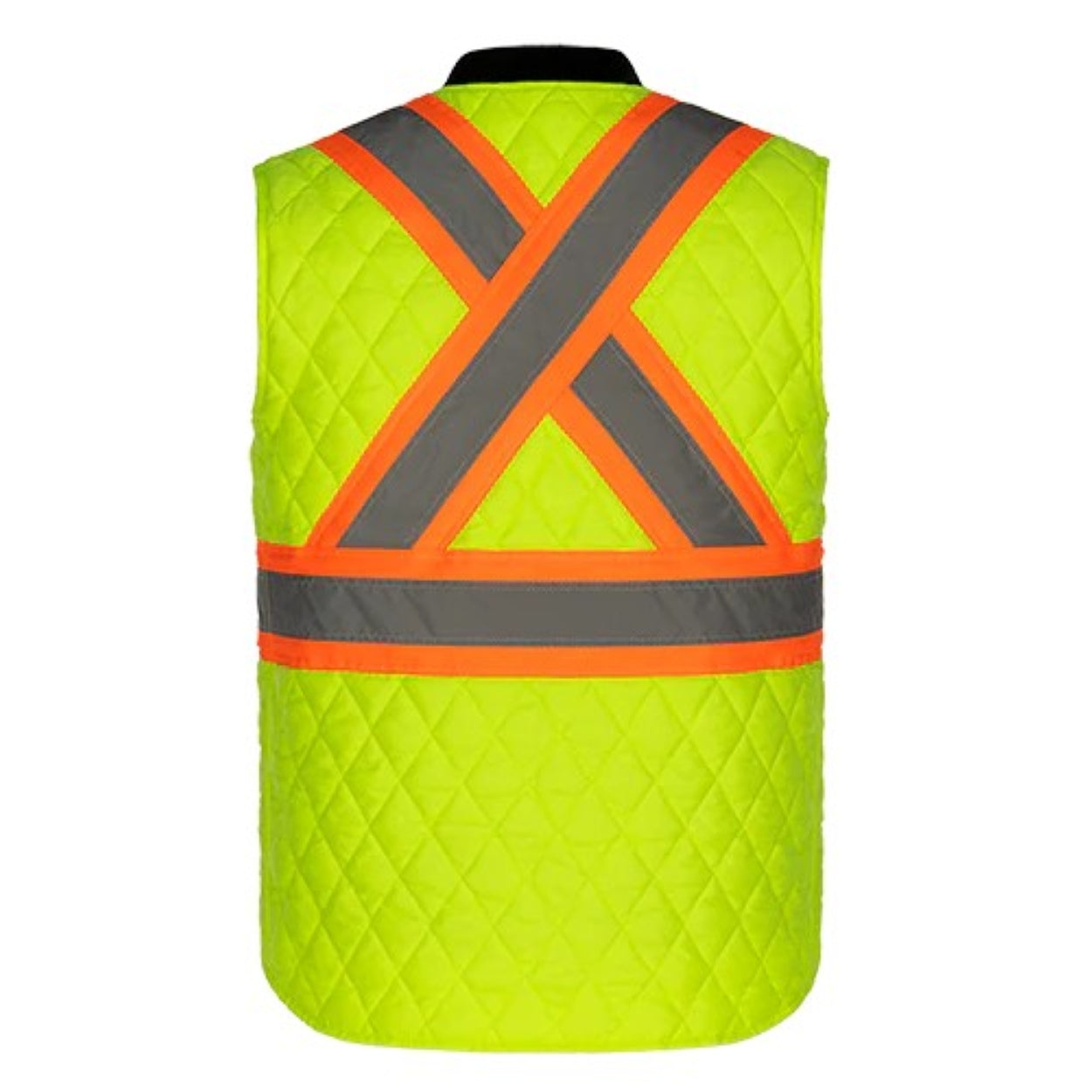 Hi-vis yellow vest on a white background