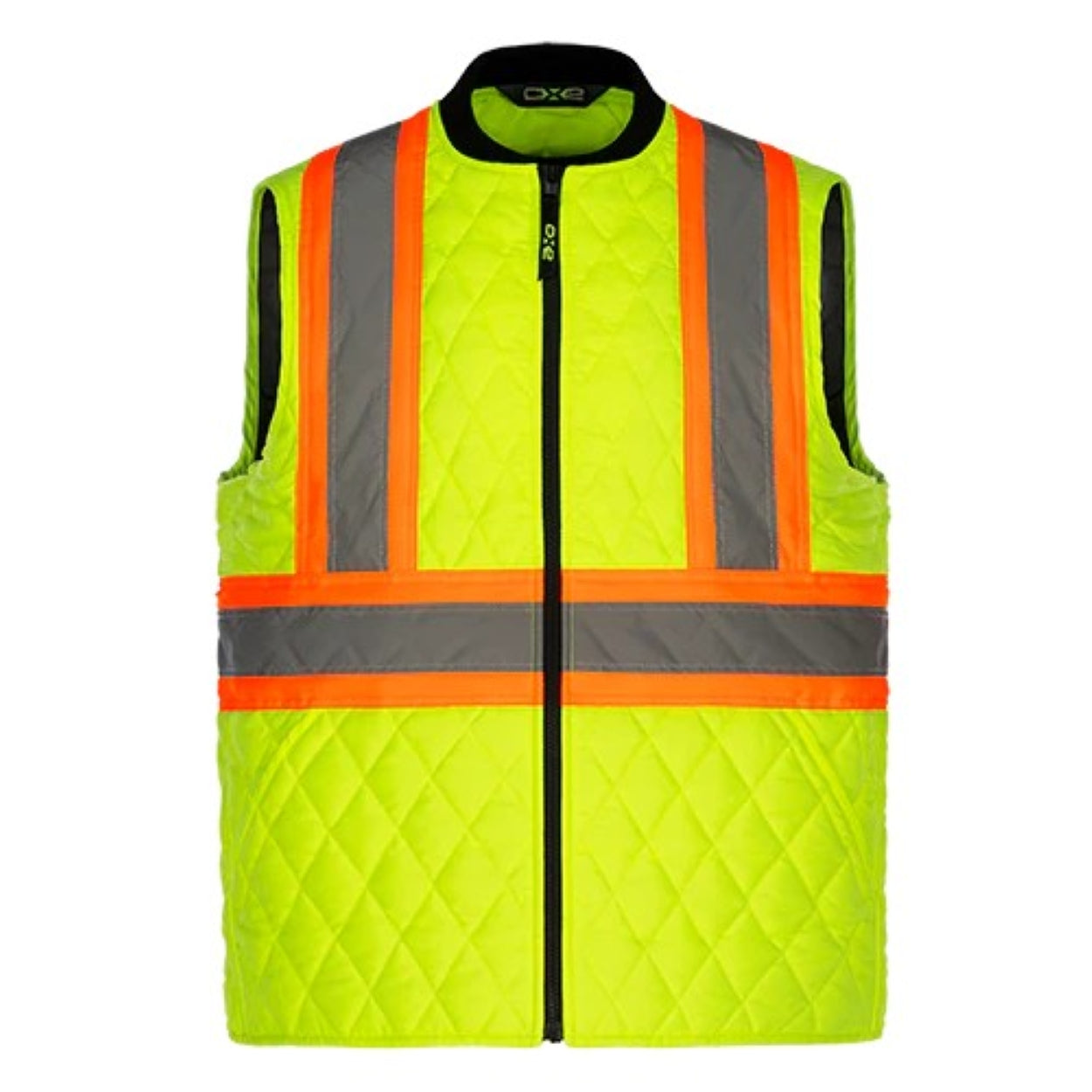 Hi-vis yellow vest on a white background