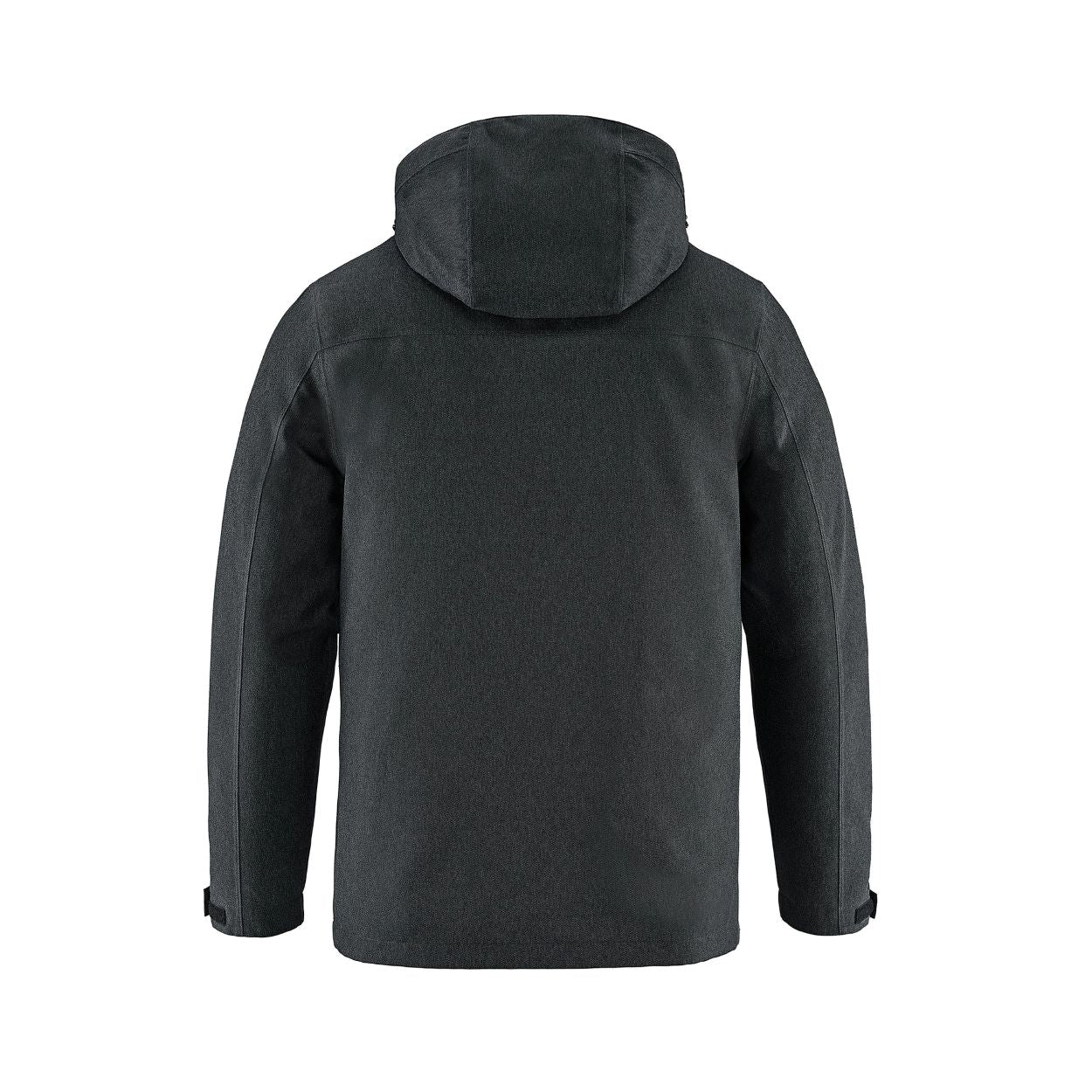 Charcoal hybrid coat on a white background