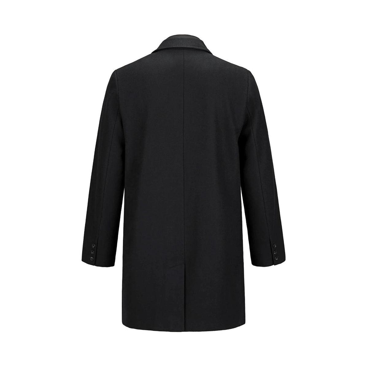 L06090 - Manteau Melton, « Regent », col amovible, unisexe