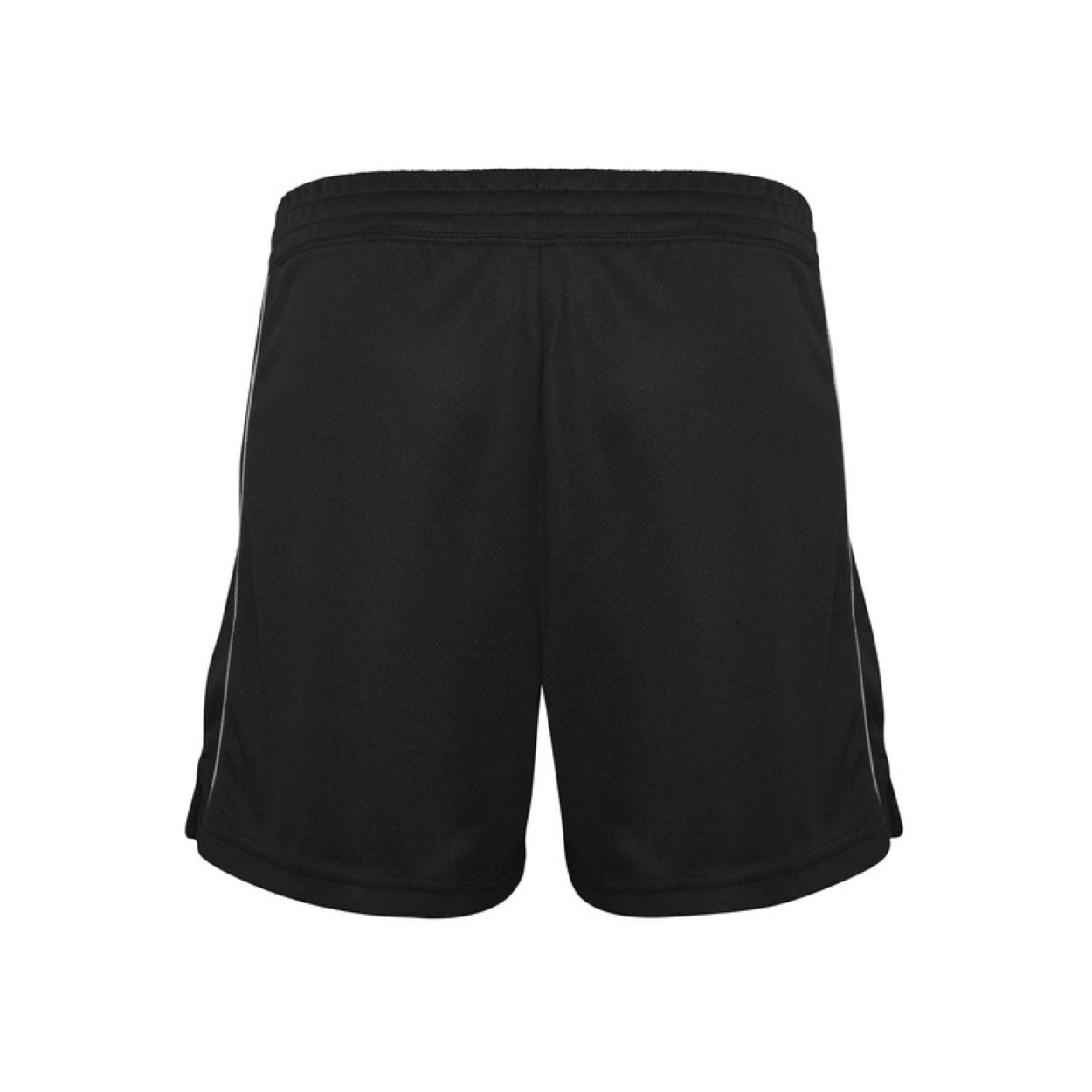Black/white shorts on a white background