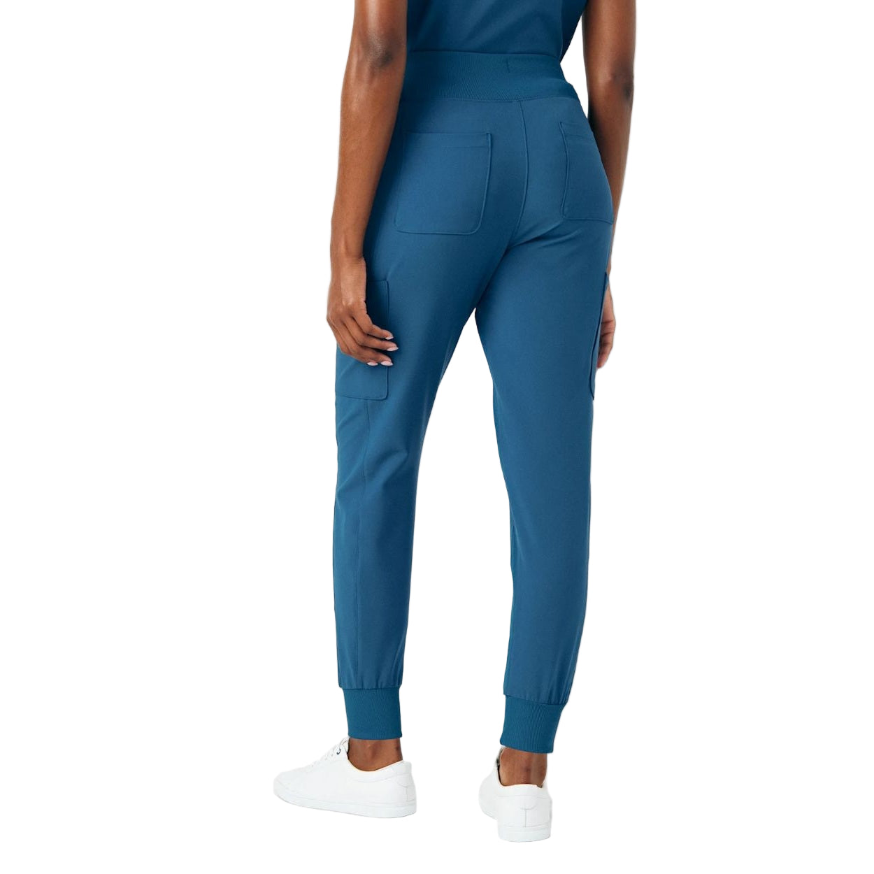 Caribbean scrub pants on a white background