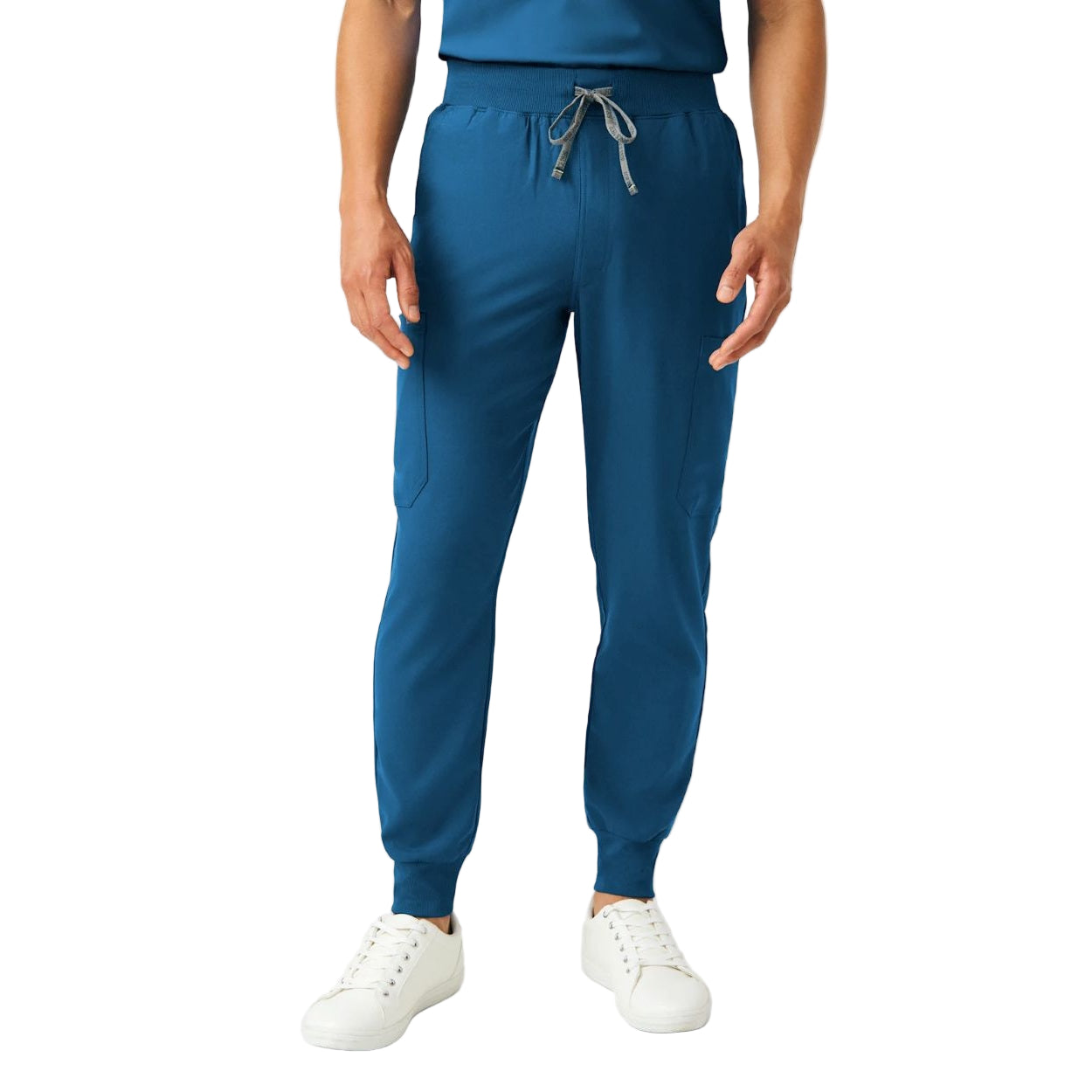 Caribbean scrub pants on a white background