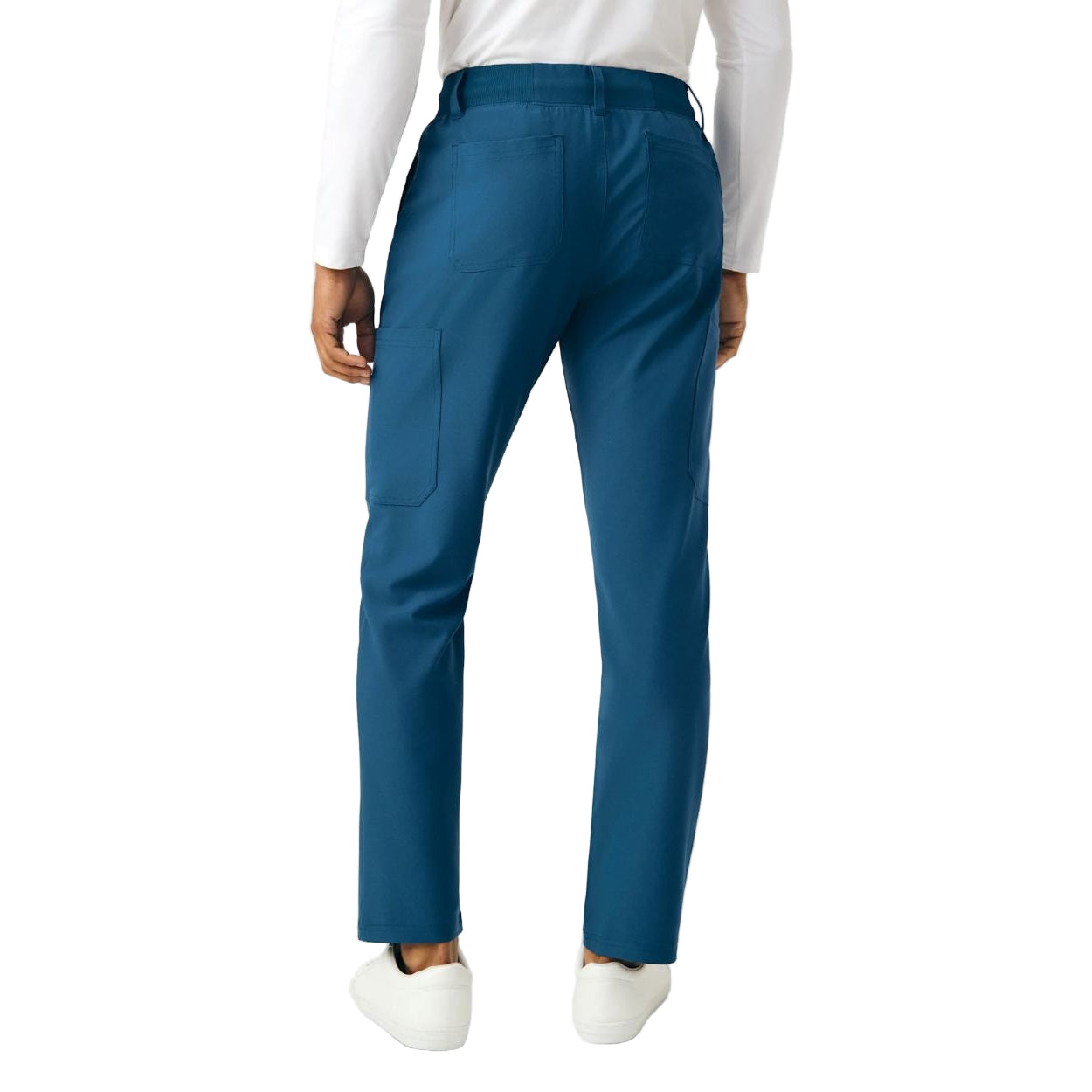 Caribbean scrub pants on a white background