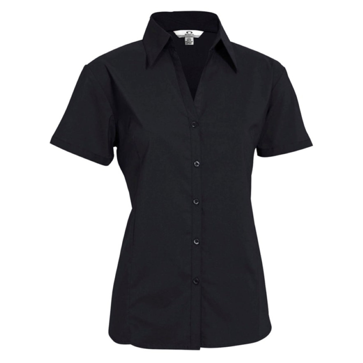 Black shirt on a white background