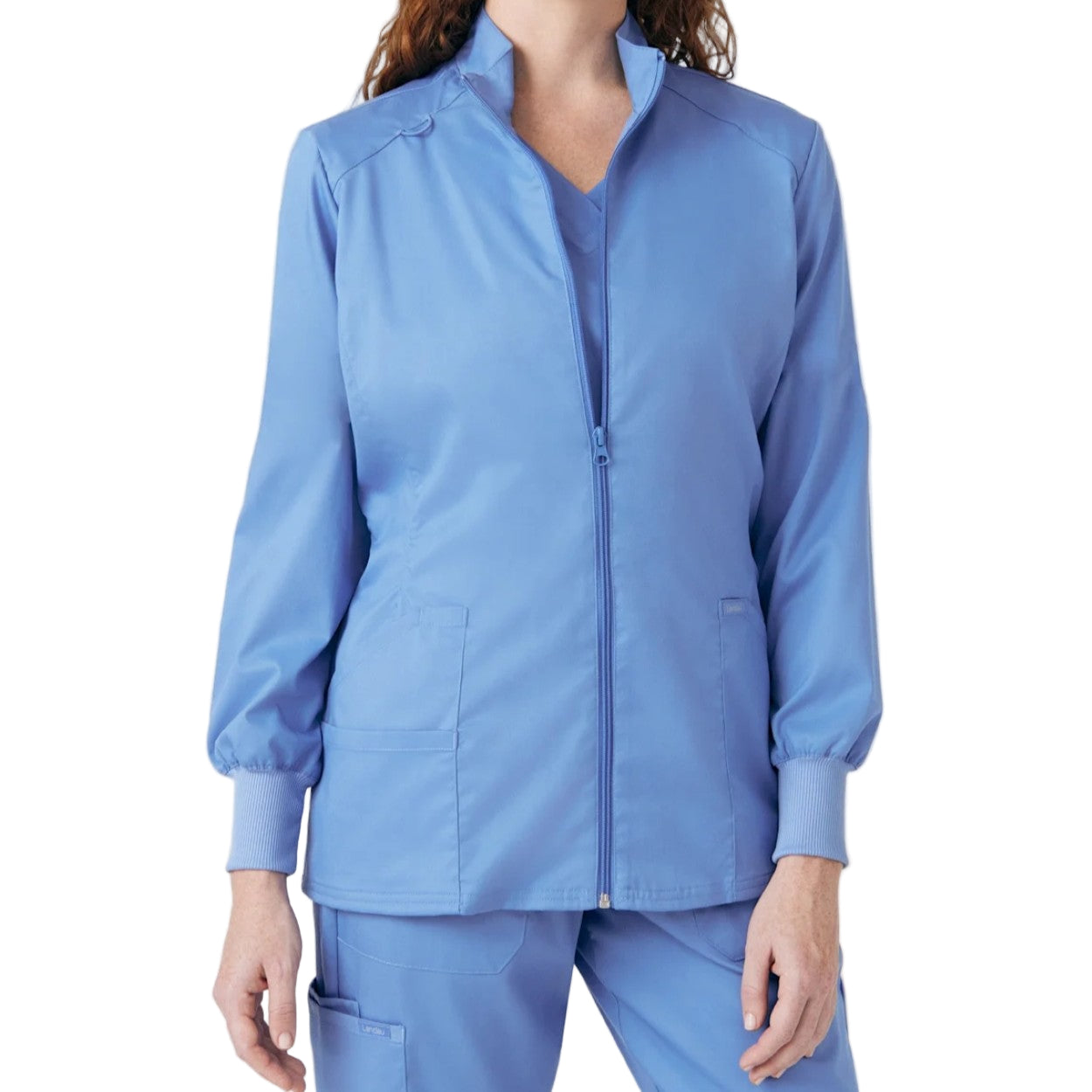 Ceil scrub jacket on a white background
