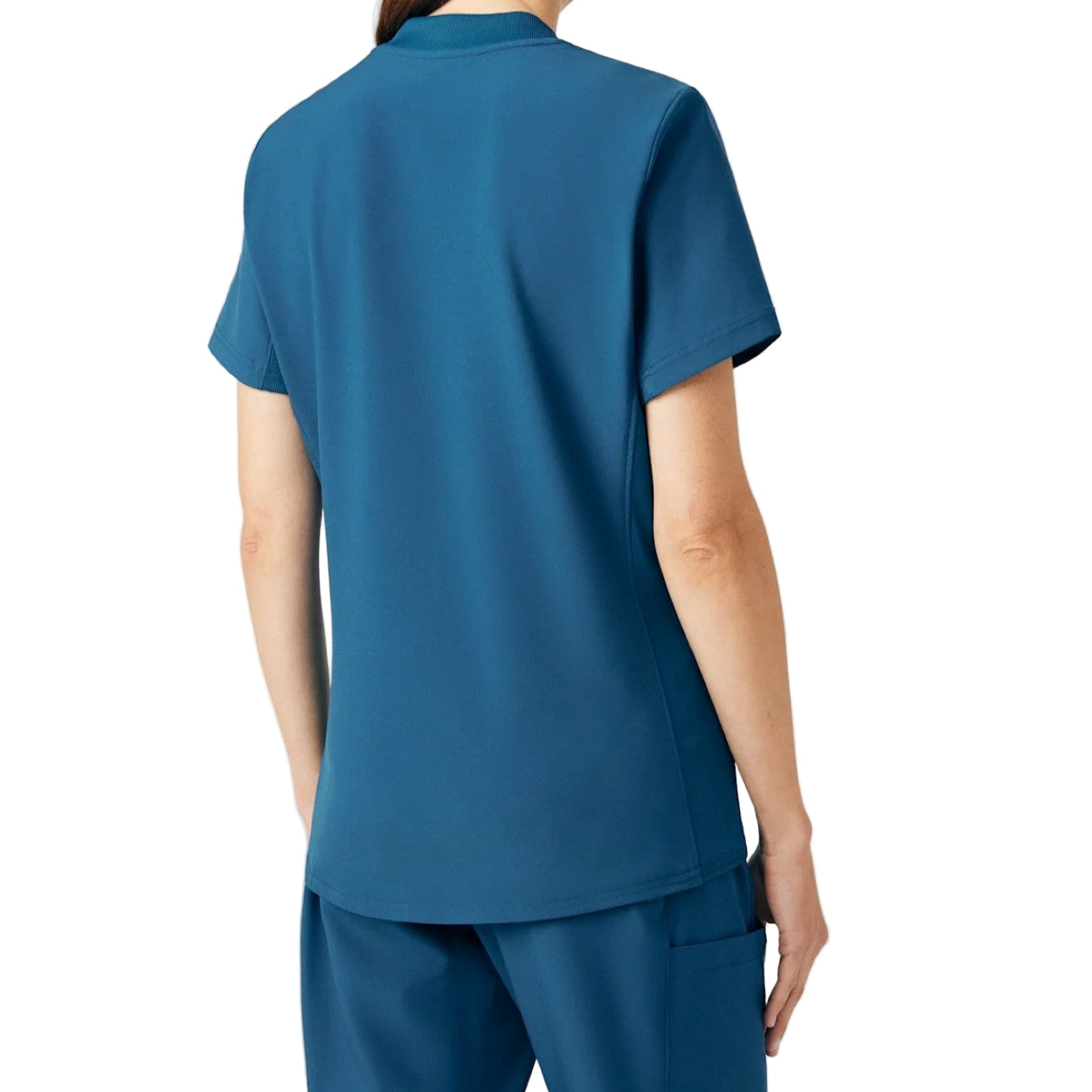 Caribbean scrub top on a white background