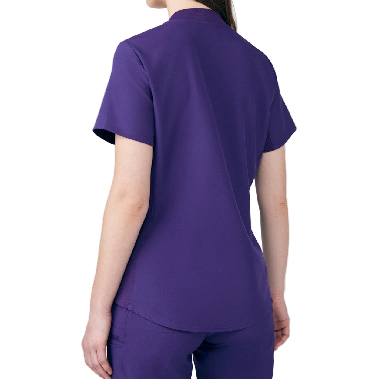Grape scrub top on a white background