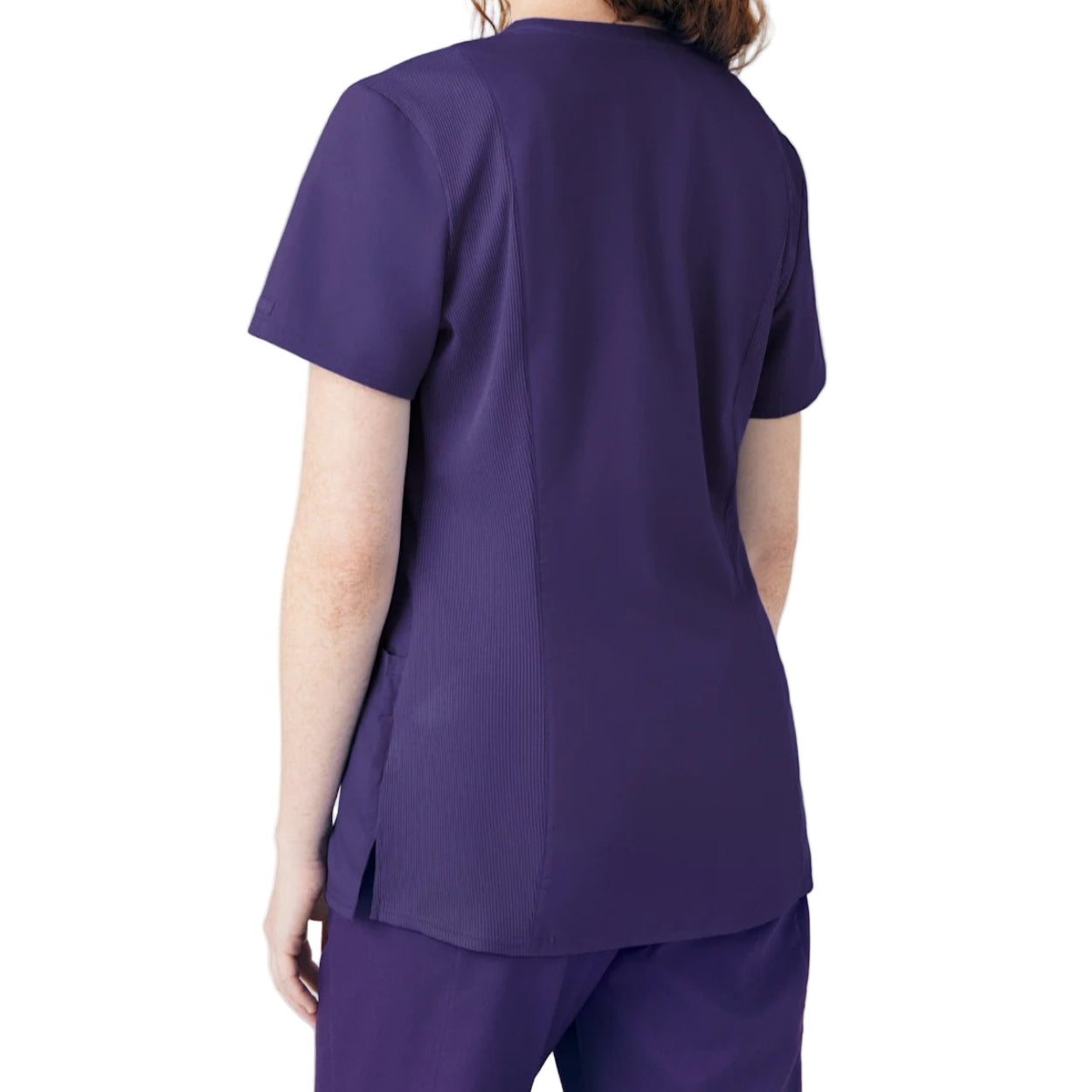Grape scrub top on a white background