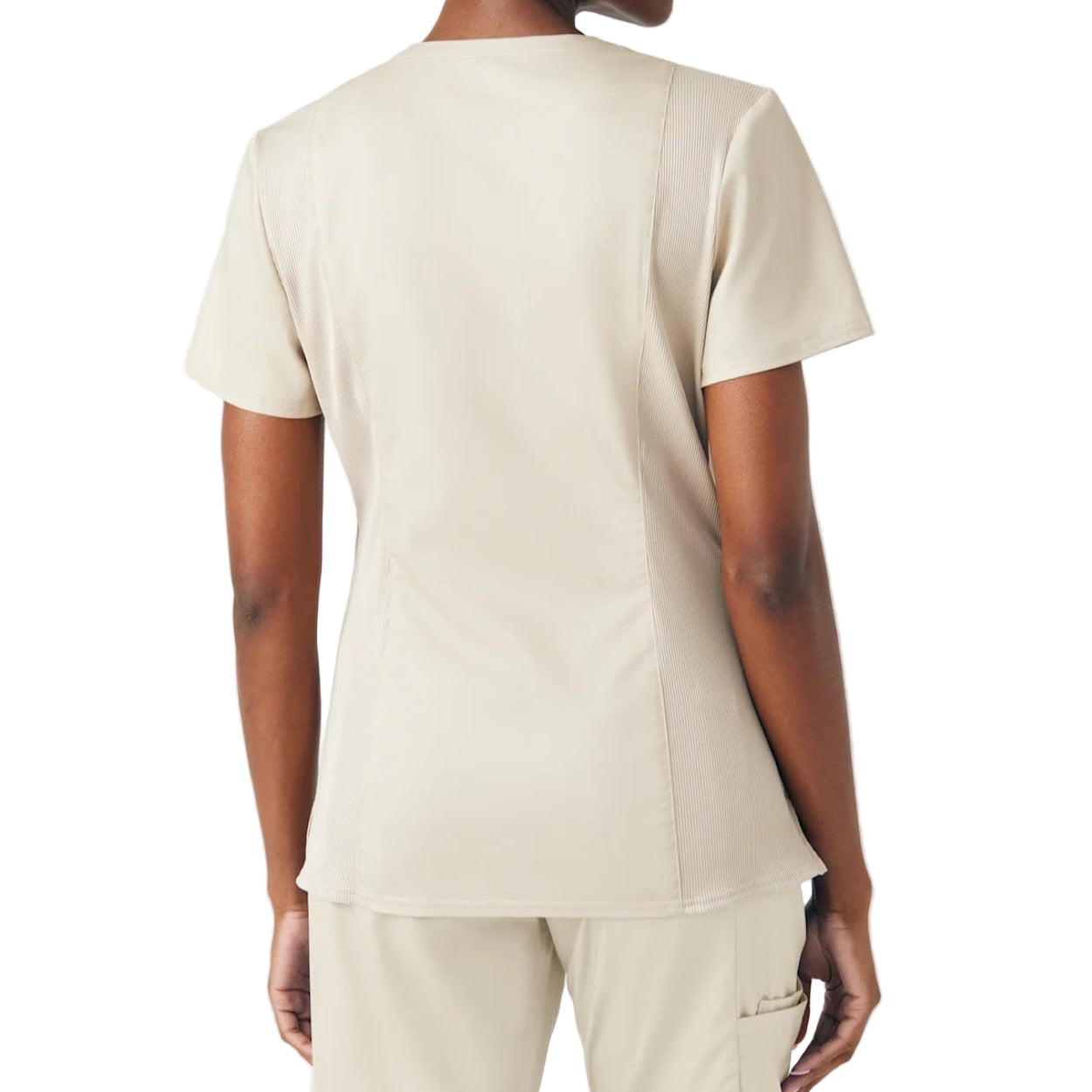 Sandstone scrub top on a white background