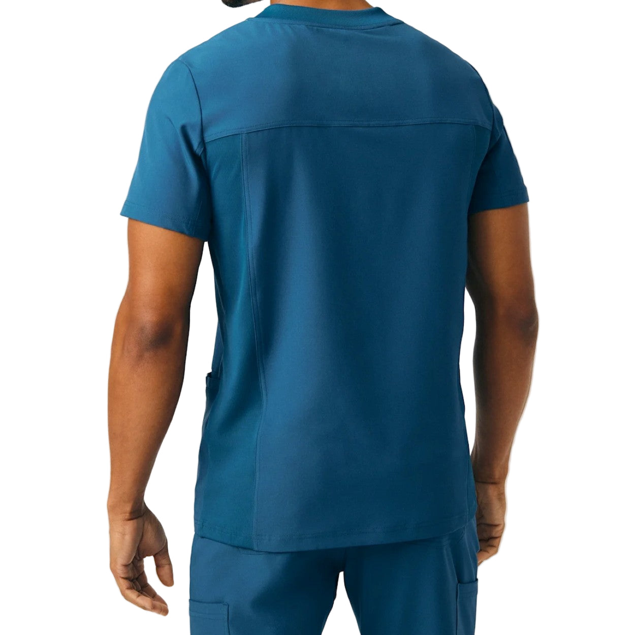 Caribbean scrub top on a white background