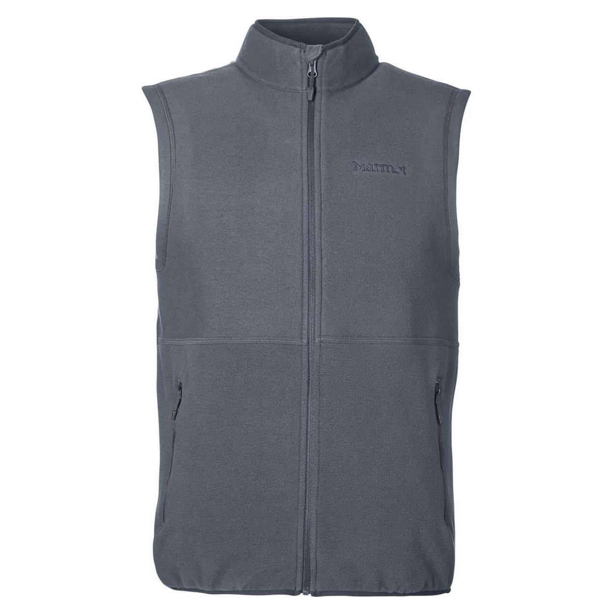 Steel onyx sweater vest on a white background